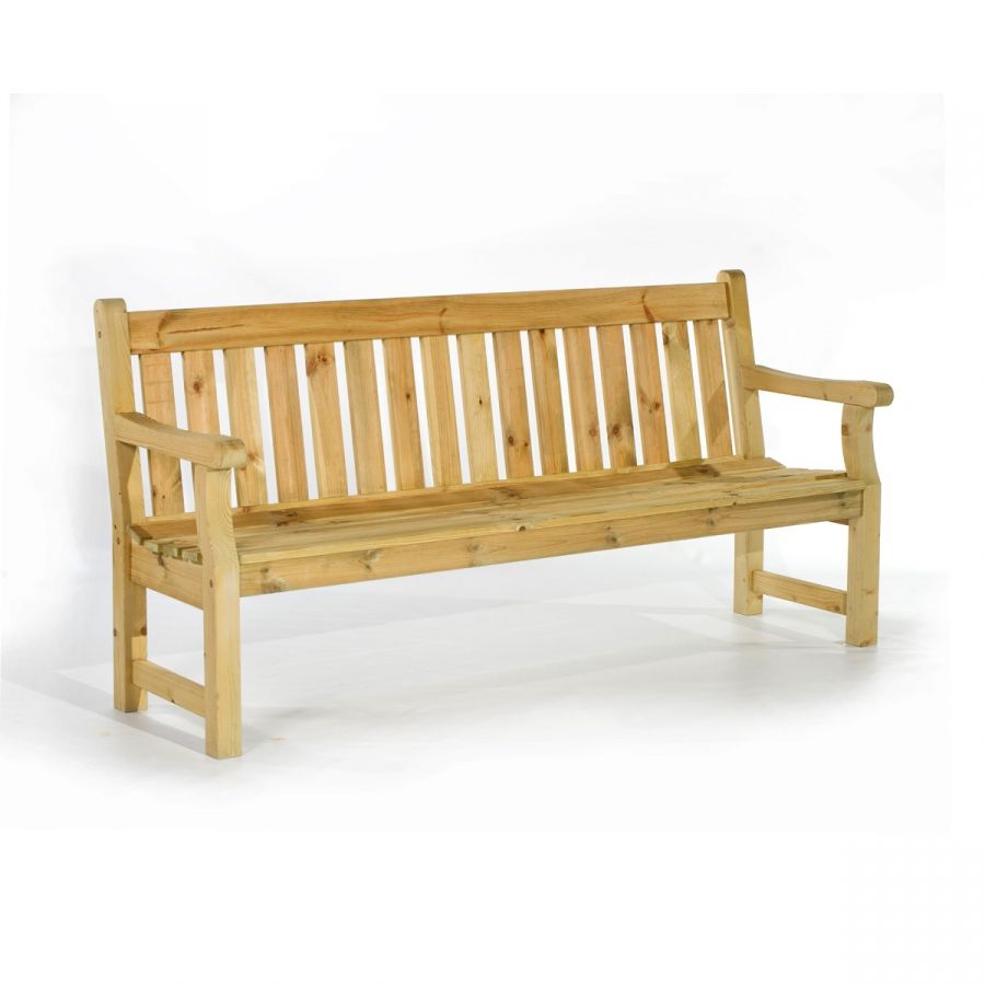 Anchor fast 3 online seater pine wood bench