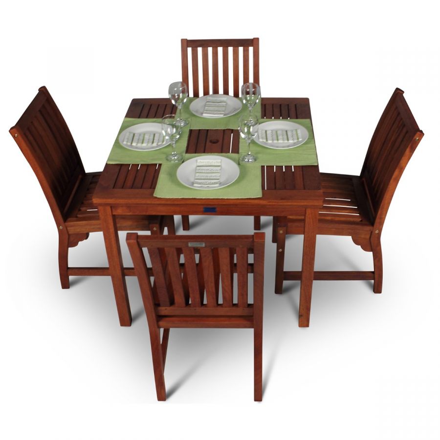 brackenstyle devon hardwood dining set