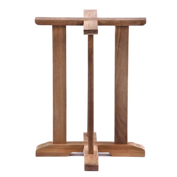 Teak Single Pedestal Base