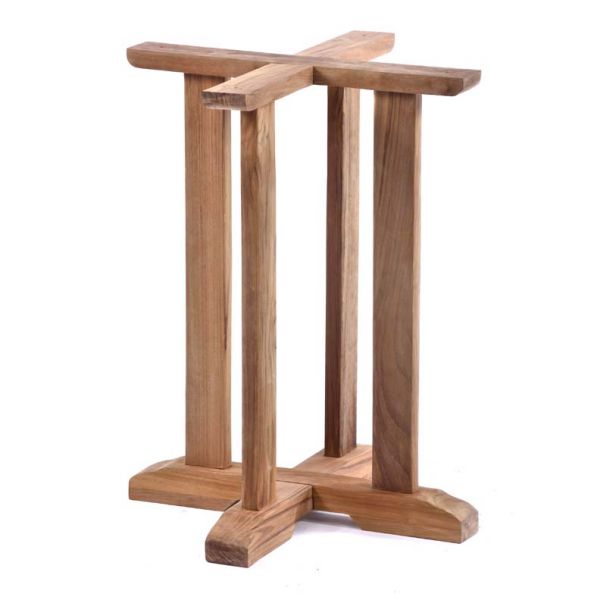 Teak Single Pedestal Base