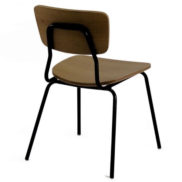 Portland Steel & Plywood Stacking Side Chair