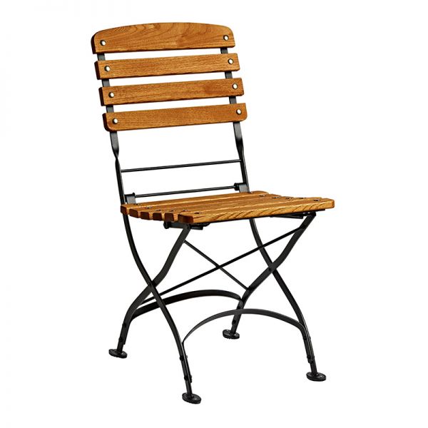 Newark Premium Hardwood/Steel Folding Side Chair