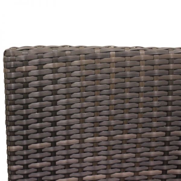 Ascot Rattan Side Chair - Durable Win-Tech Flat Weave Rattan - Durable & Waterproof