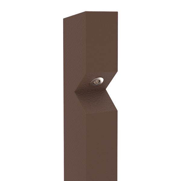 ECO Recycled Plastic Lighting Post Brown