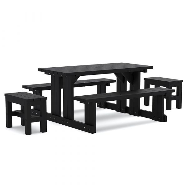 Eco Charlie Walk-In 6 Seat Picnic Table 150cm