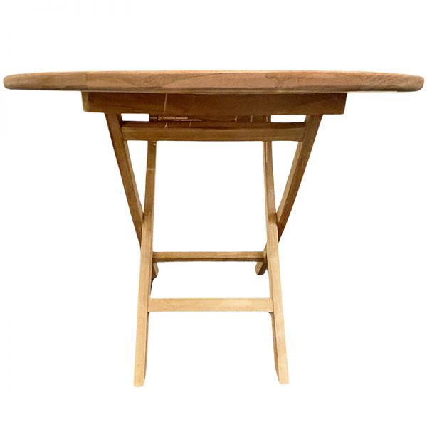 Alma Teak 100cm Round Dining Table