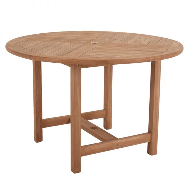 Hayden Teak 120cm Round Dining Table