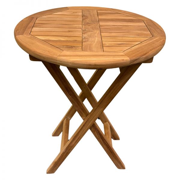 Alma Teak 60cm Round Dining Table