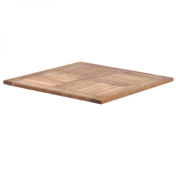 Teak Tabletop Square - 90x90cm - Grade A Teak