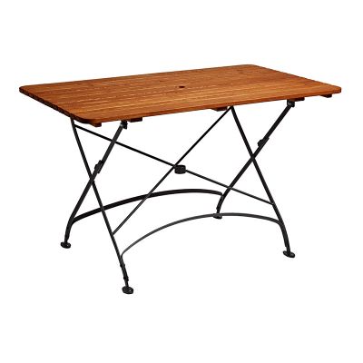 Newark Premium Hardwood/Steel 120x70cm Rectangle Folding Table