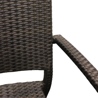 Ascot Rattan Arm Chair - Durable Win-Tech Flat Weave Rattan - Durable & Waterproof