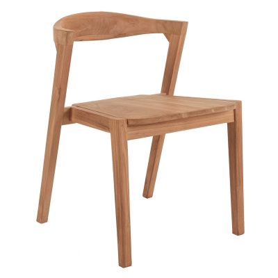 Salton Teak Stacking Dining Chair - Set of 2