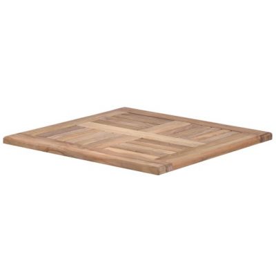 Teak Square Top 70cm