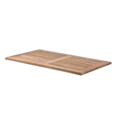 Teak Rectangle Table Top 120 x 70cm